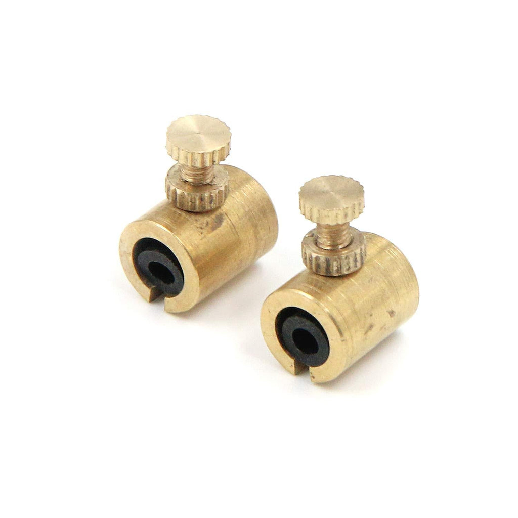 FarBoat 2Pcs Wolf Tone Gone Eliminator Brass Violin Mute Suppressor Tube Replacement Accessories Gold