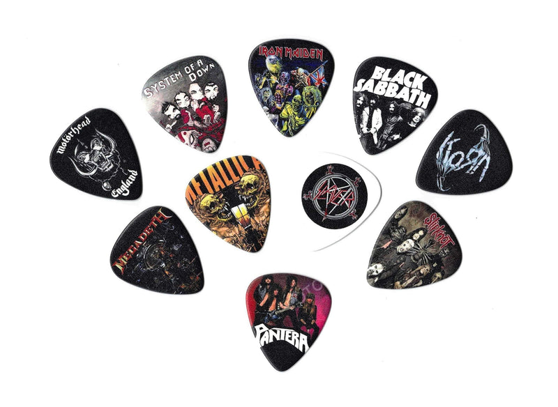 Musical Band Guitar Picks (Metal Band Artists) Metal Band Artists