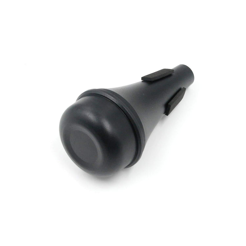FarBoat Trumpet Mute Straight Practice Mute Silencer Lightweight with Rubber Cork Better Protection (Black) black