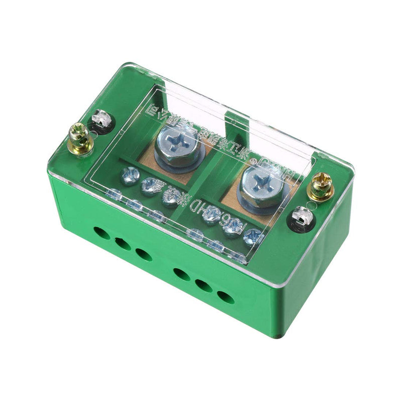 uxcell 2 Inlet 6 Outlet Terminal Strip Blocks 660V 150A Single Phase Distribution Block for Metering Box