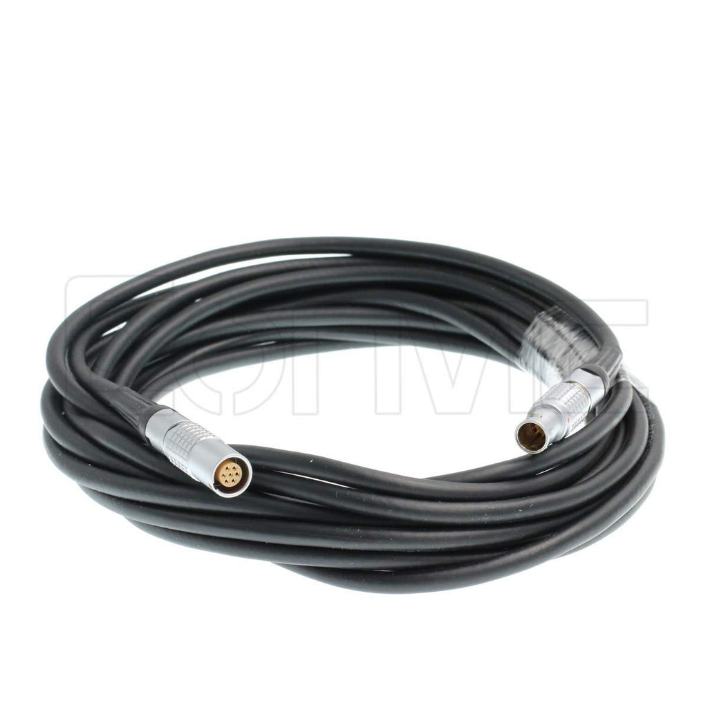 Eonvic High Flex FGG 7 Pin Male to 1B PHG 7 Pin Female B&K Microphone and Preamplifier Extension Cable (1 Meter) 1 Meter