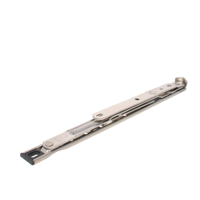 MroMax 12 Inch Square Slot Casement/Hanging Window Hinge and 202 Stainless Steel Silver Tone 1PCS