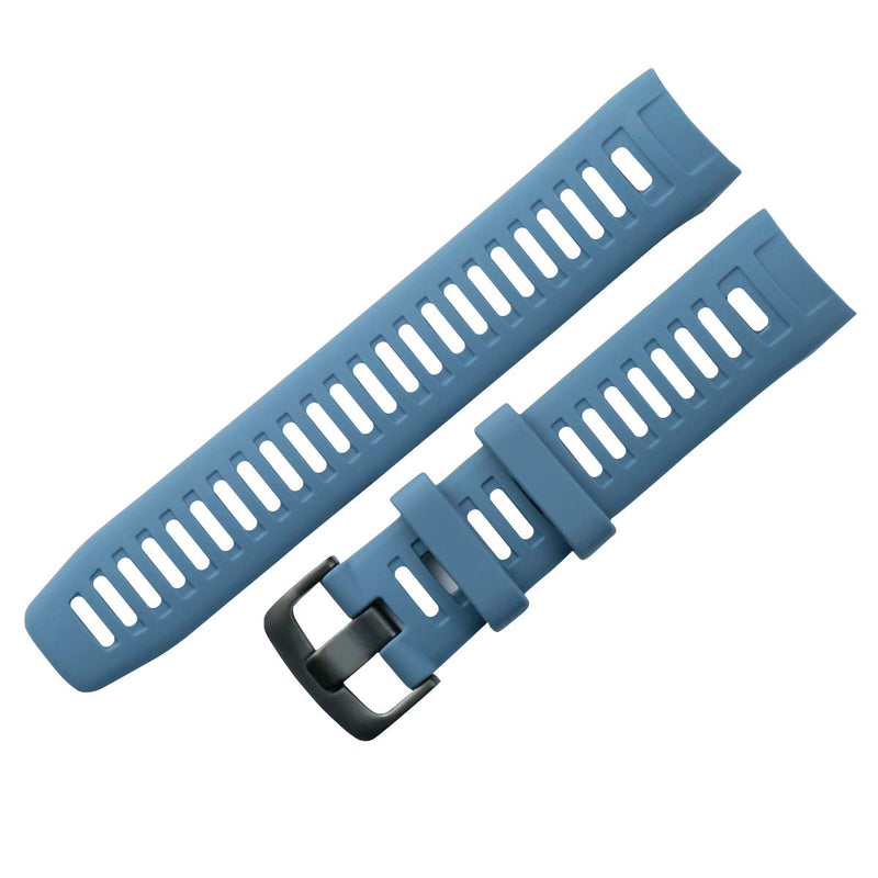 KHZBS Compatible Instinct Bands Soft Silicone Sport Strap Replacement for Garmin Instinct Smart Wristband Belt Tools Navy
