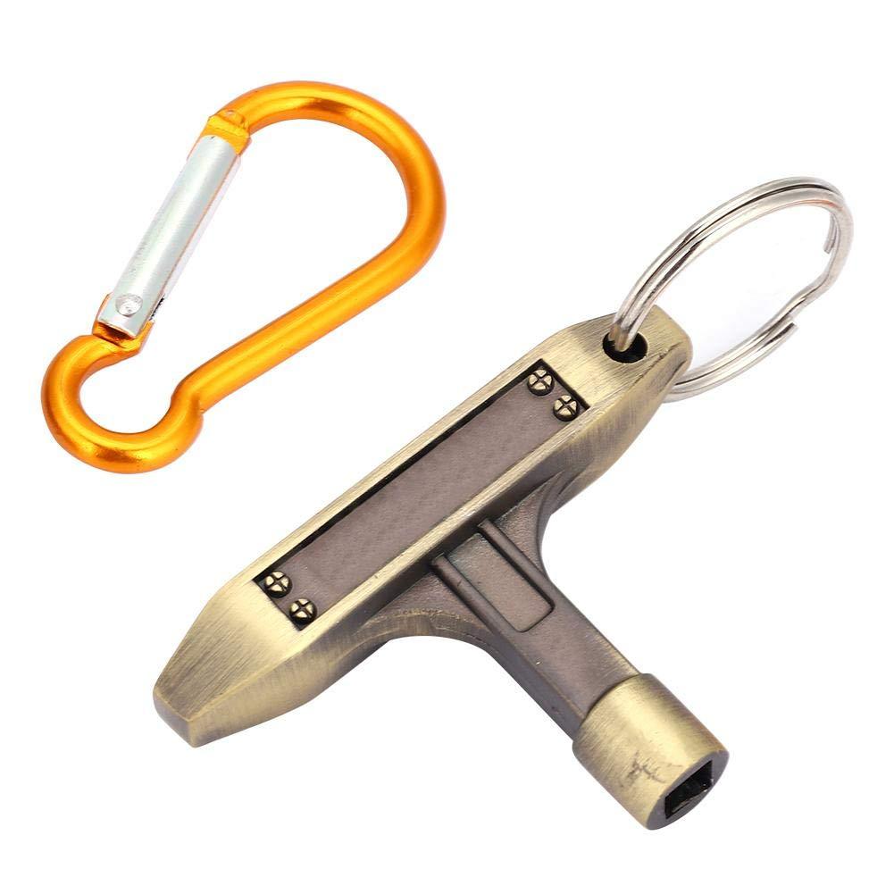 Bnineteenteam Drum Key Bronze Drum Tuning Key Universal Drum Tuning Key with Keyring & Buckle