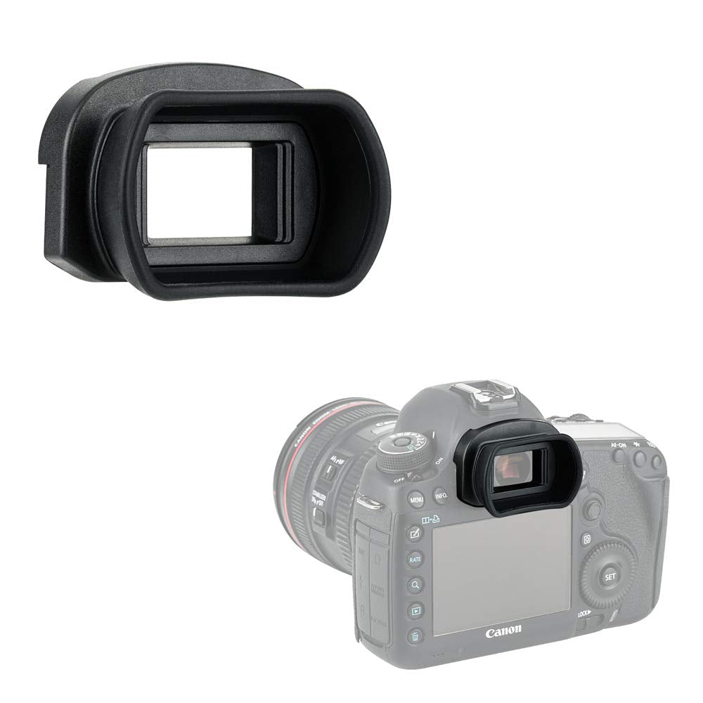 Kiwifotos Long Soft Viewfinder Eyecup Eyepiece for Canon EOS 5D Mark IV 5D Mark III 5DS R 5DS 7D 7D Mark II 1Dx Mark II 1Ds Mark III 1D Mark IV 1D Mark III Canon Eg Replacement