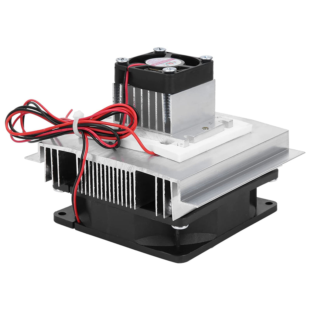 Thermoelectric Peltier Refrigeration Cooler Module 60W XD-35 60W Air Cooling System Heatsink DIY Kit for Small Space Cooling(With Cold End Fan)