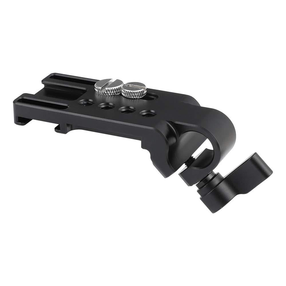 CAMVATE Multi-Function Extension Plate with 15mm Rod Clamp and Cold Shoe Mount