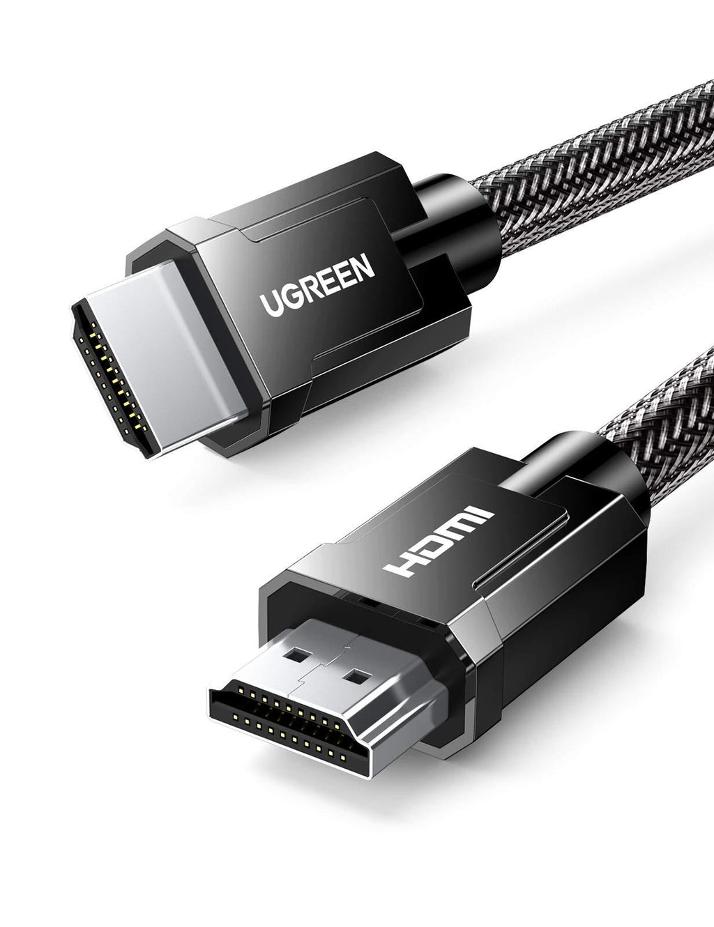 UGREEN 8K 48Gbps HDMI Cable Ultra High Speed HDMI 2.1 Support 8K 60Hz Dynamic HDR Dolby Vision eARC Compatible for Xbox One Nintendo Switch Samsung TV Roku PS5 Nylon Braided 6 Feet 2.0 Meters