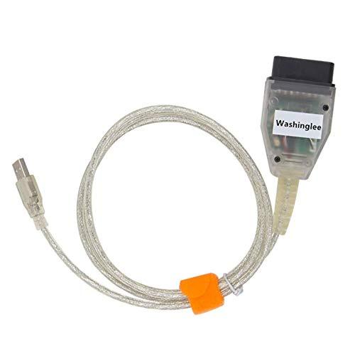 Washinglee OBD2 Diagnostic Cable Compatible for BMW E Series, for Subaru, for E60 E61 E70 E81 E83 E87 E90, E1, E92, E93 and R56.