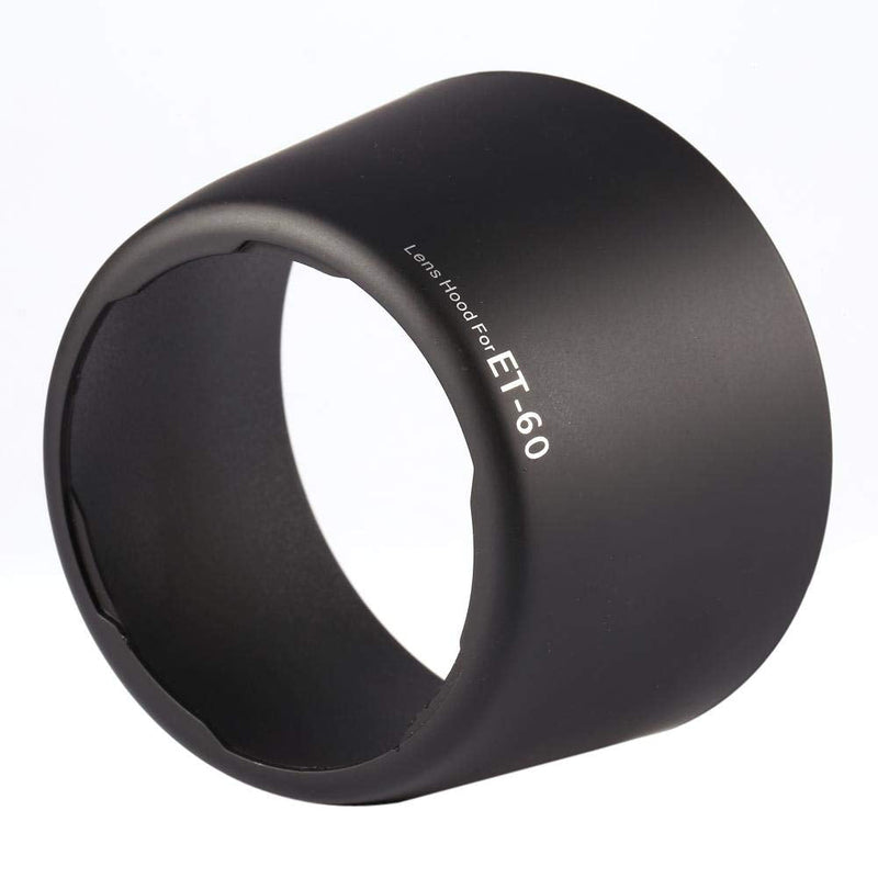 [AUSTRALIA] - Camera Lens Hood, Universal Professional Replacement ET60 Lens Hood for EF 75-300mm f/4-5.6 II/III/USM/II USM/III USM/EF 90-300MM f/4-5.6 USM 