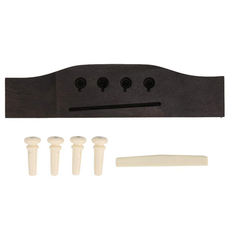 [AUSTRALIA] - Bnineteenteam Acoustic Bass Rosewood Bridge Saddle Pins,4-String 4 Bridge Pins Folk Acoustic Basses Parts 