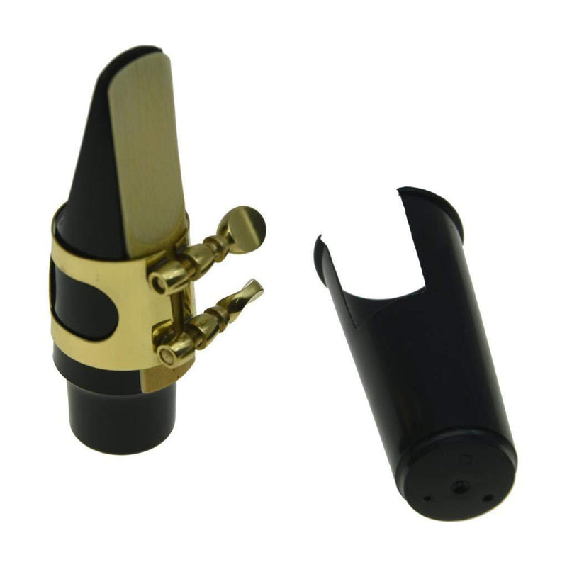 KAISH Soprano Sax Saxophone Mouthpiece with Ligature, Reed and Plastic Cap Soprano Saxophone Mouthpiece