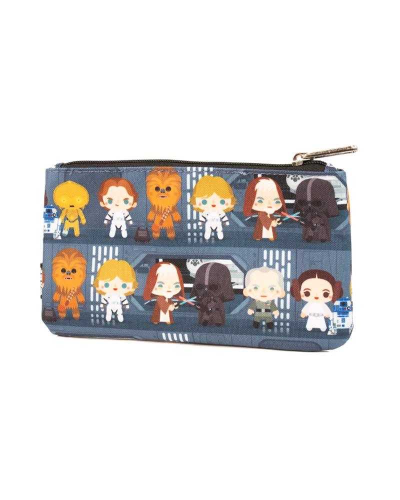 Loungefly Star Wars Chibi Death Star Nylon Pouch