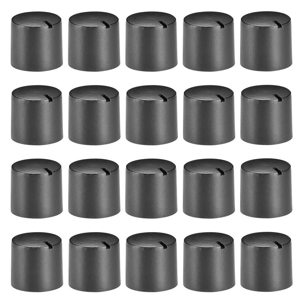 uxcell 20Pcs 6mm Shaft Hole Knob for Speaker Effect Pedal Amplifier Potentiometer Knob 14x14mm