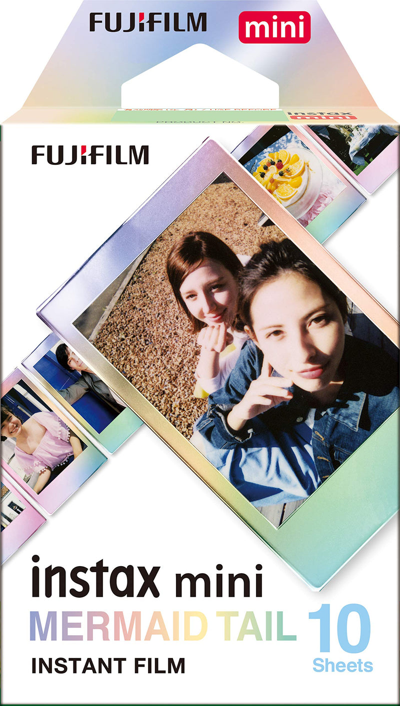instax 16648402 Mini Film, Mermaid Tail, 10 Shot Pack 10 Shot (Mermaid Tail)