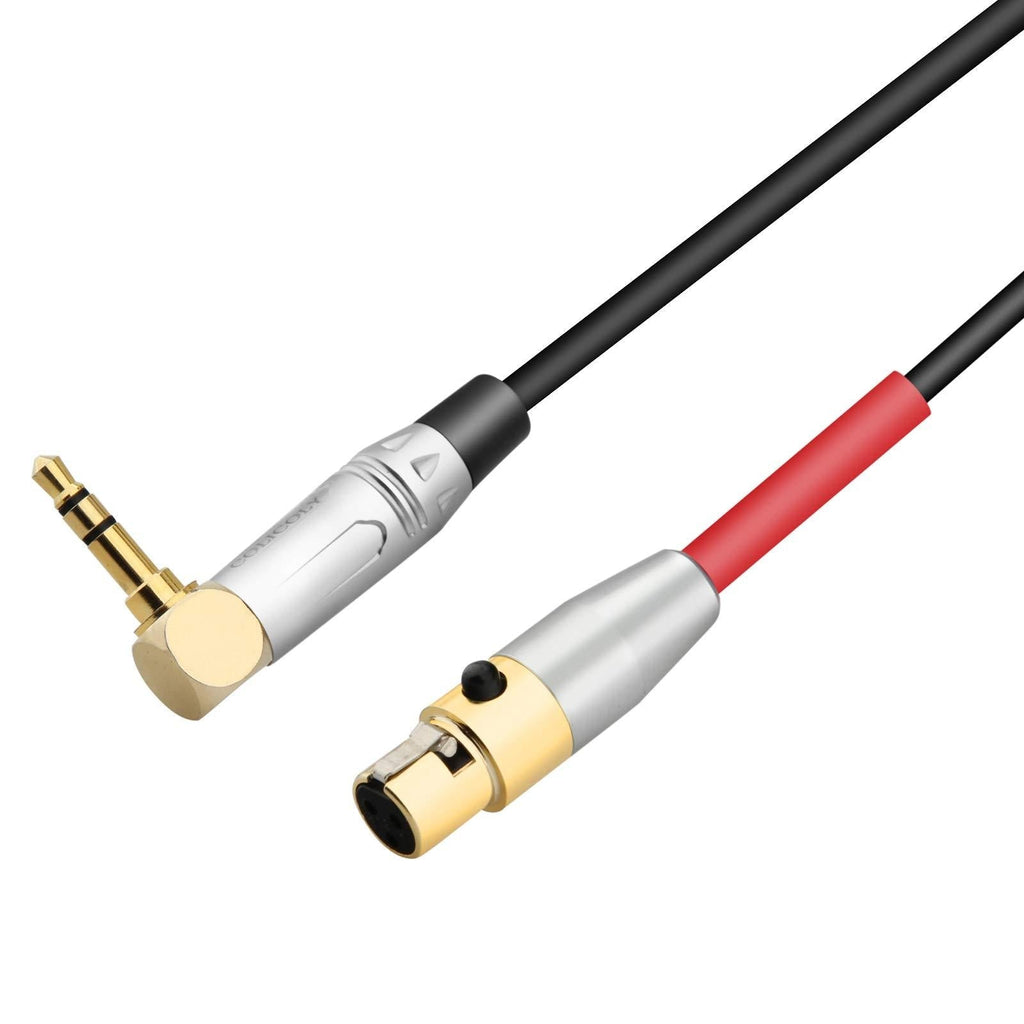[AUSTRALIA] - COLICOLY 3 Pin Mini XLR Female to 3.5mm (1/8 inch) TRS Mini Jack Headphones Audio Cable - 6.6ft 