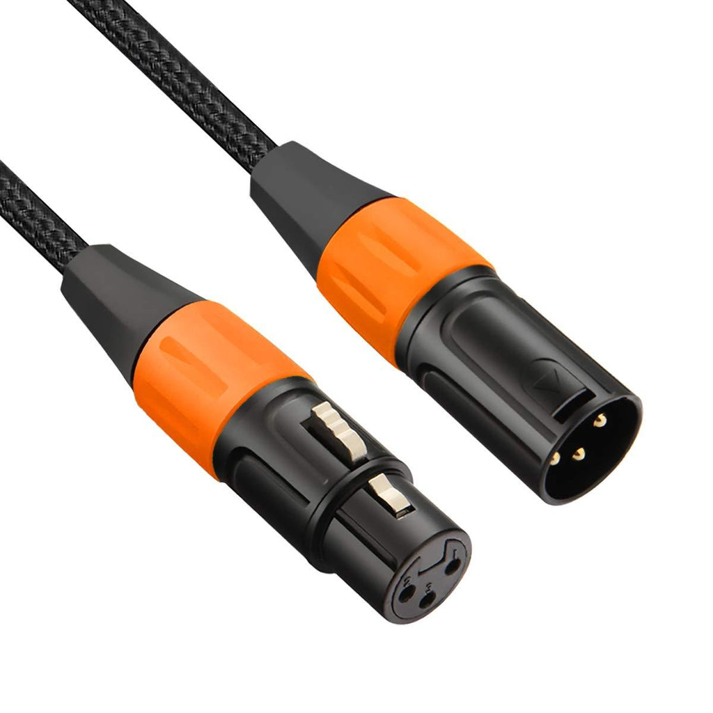 [AUSTRALIA] - COLICOLY XLR Mic Cable, Balanced XLR Male to XLR Female Microphone Cords Patch Cable - 15ft 