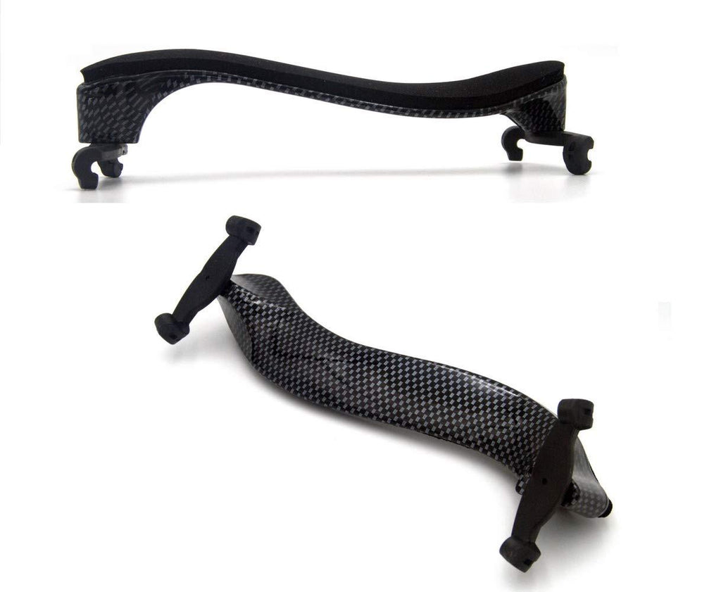 Violin Shoulder Rest Carbon Fiber Look Light for 4/4 and 3/4