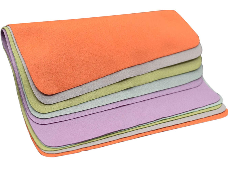 Microfiber Cleaning Cloths for Eyeglasses, Sunglass Wipes, Jewelry Cleaner, Watches, Camera, Eye Glasses, Keyboard, Photo Cleaning Polishing Cloth,Keyboard Cleaning Cloth (6.8x5.7 Inch, 10 Pieces) 6.8x5.7 Inch (Pack of 10)
