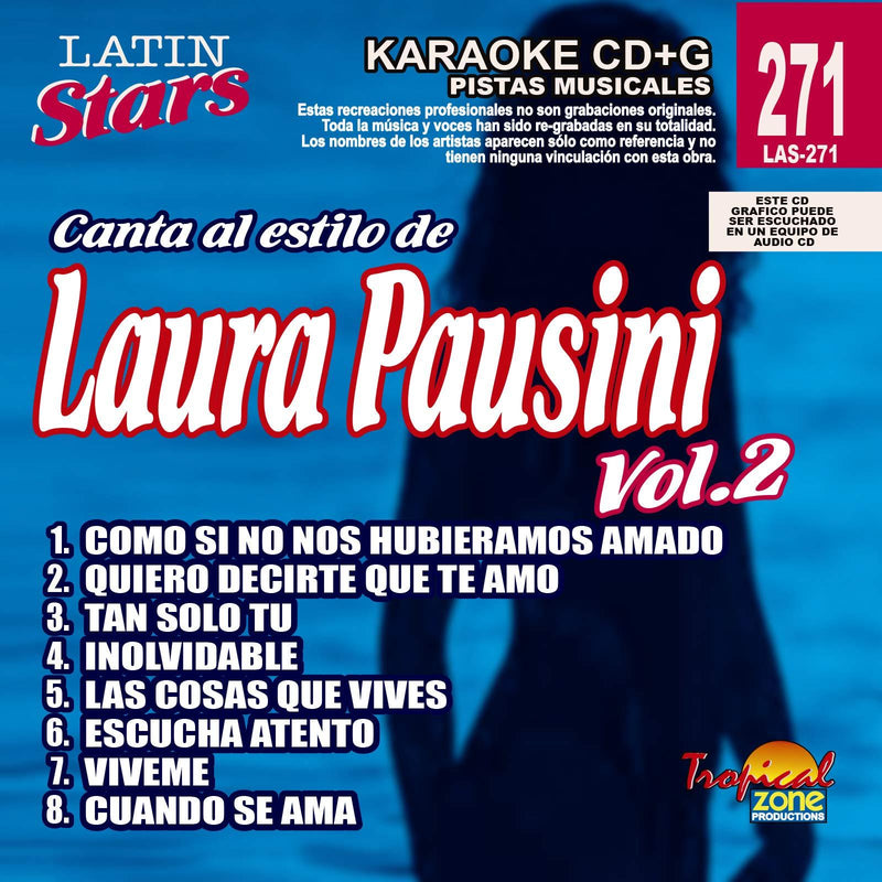 Karaoke Laura Pausini Vol. 2 Latin Stars 271