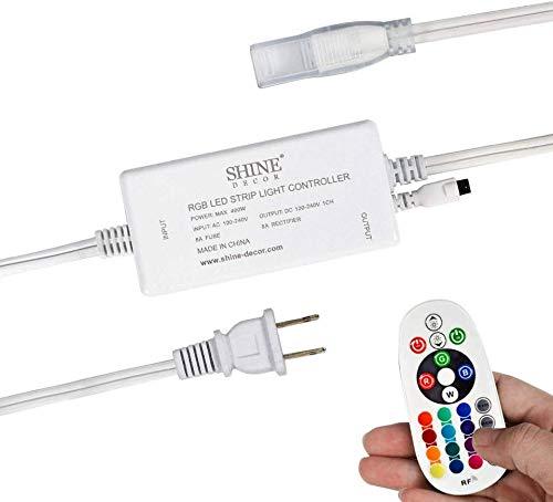 [AUSTRALIA] - Shine Decor RF Controller with Remote, Power Supply for 8x15.5mm 14colors LED RGB Strip Lights only 