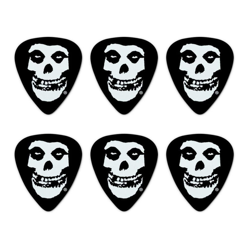 Misfits Fiend Skull Logo Novelty Guitar Picks Medium Gauge - Set of 6