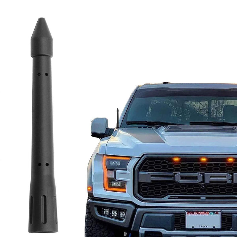 KSaAuto Antenna Compatible with Ford F150 2009-2021, 4.5 Inch F-150 Flexible Rubber Car Wash Proof Antenna Replacement Mast,Designed for Optimized Car Radio FM/AM Reception