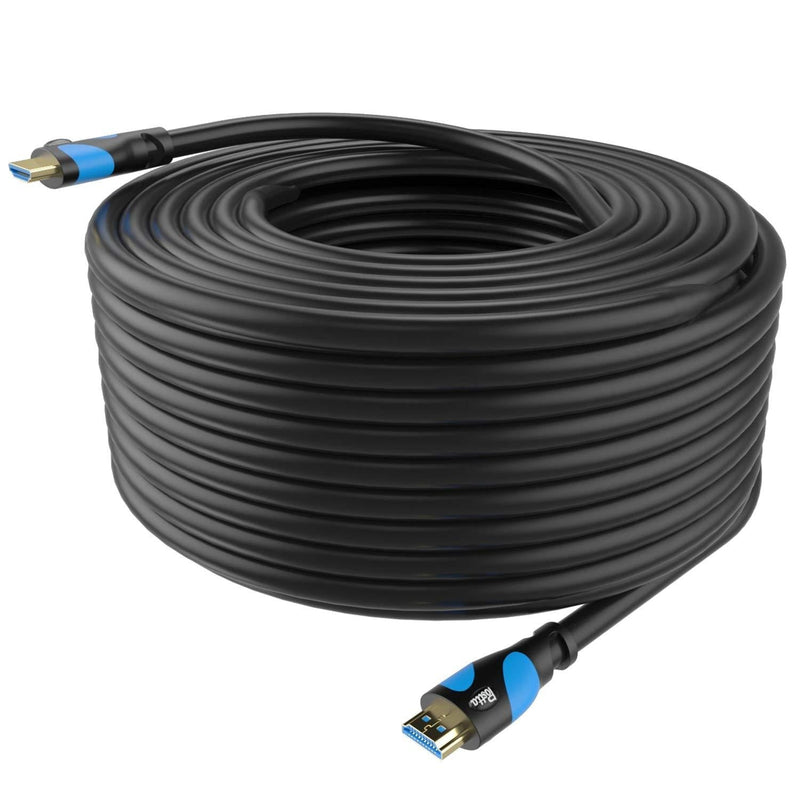 HDMI Cable 40 Feet Postta 4K HDMI2.0 Cable Support 4K(2160P),3D,1080P,Ethernet,Audio Return(ARC)-(Black-Pale Blue) 40FT Pale Blue