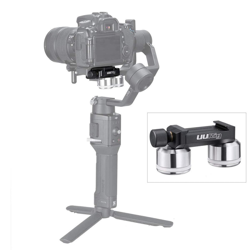 UURig R025 Counterweight to Quickly Balance Gimbal Stabilizer with Camera Lens, Arca-Swiss Mount Universal for DJI Ronin S/Ronin-SC Camera Plate Counterweight