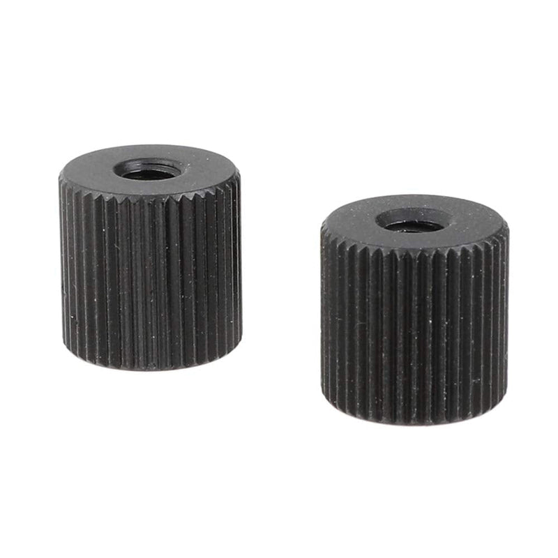 CAMVATE Double-Ended 1/4"-20 Female Thread Screw Nut for Extension Arm (2 Pieces)