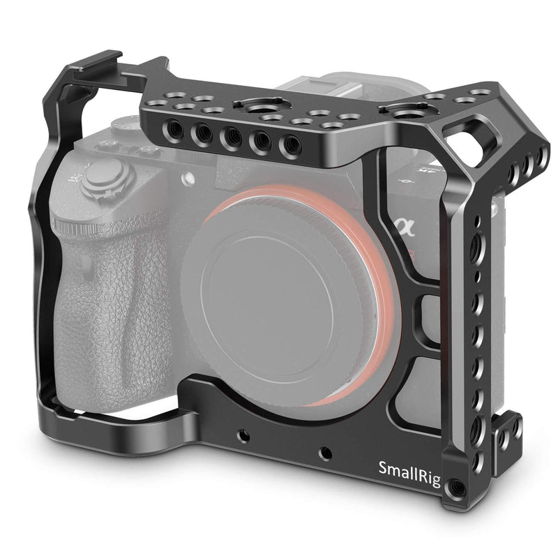 SMALLRIG A7R IV Camera Cage for Sony Alpha A7R IV with Cold Shoe Mount and NATO Rail - CCS2416