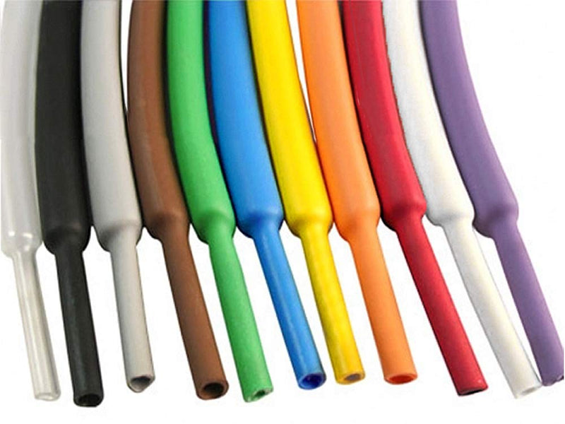 Electriduct 2.5" Heat Shrink Tubing 2:1 Shrinkable Tube Cable Sleeve - 10 Feet (Black) 2.5 inch (2.5") - 10 ft Black