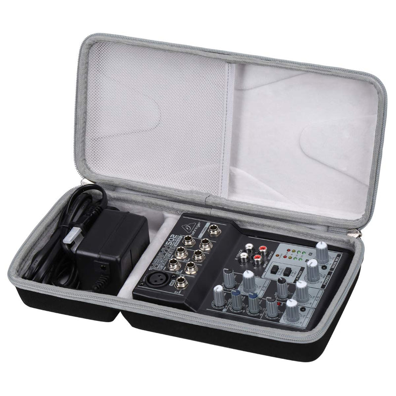 Aproca Hard Carrying Travel Case for Behringer Xenyx 502 Premium 5-Input 2-Bus Mixer