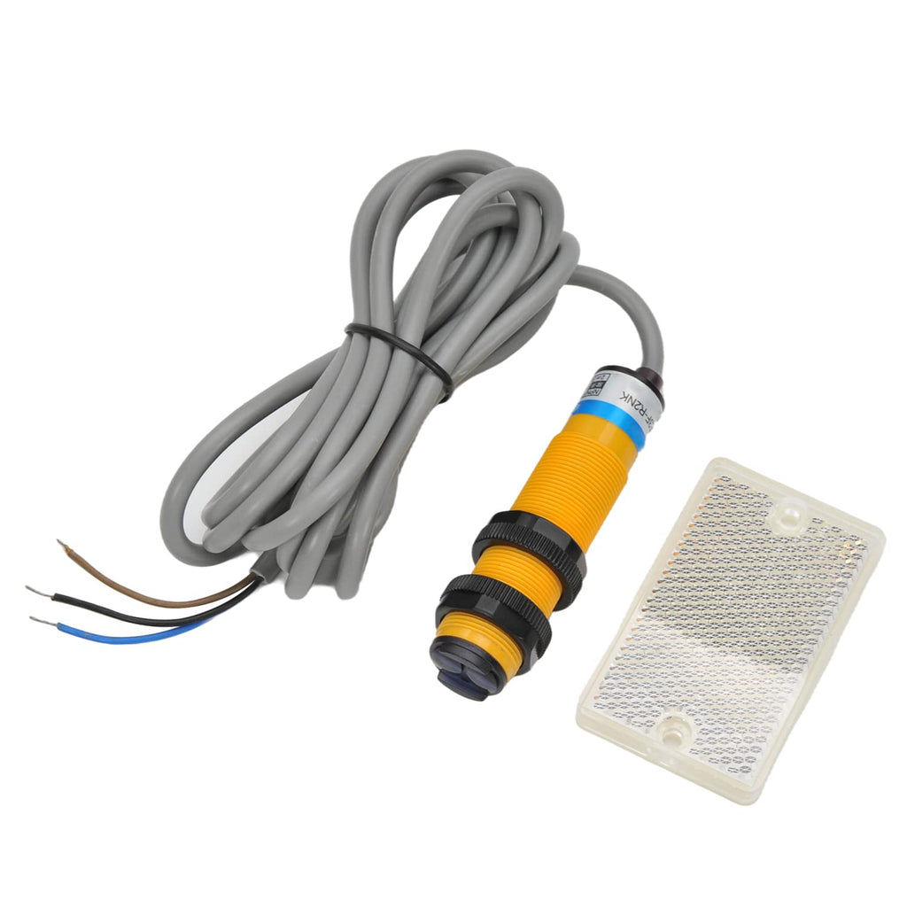 Fielect Photoelectric Sensors Specular Reflection Photoelectric Sensor Switch 200MA Detection Distance 2M 3 Wires E3F-R2NK 1pcs Models : E3F-R2NK