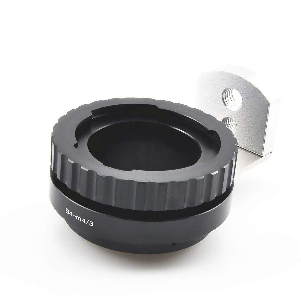 Compatible with for Canon B4 2/3" Fujinon Lens & for Olympus EP1,EP2,EP3,EPL1,EPL2,EPL3,EPL5,EPM1,OM-D Micro 4/3 Adapter with Tripod Mount Canon B4 TO M4/3 adapter