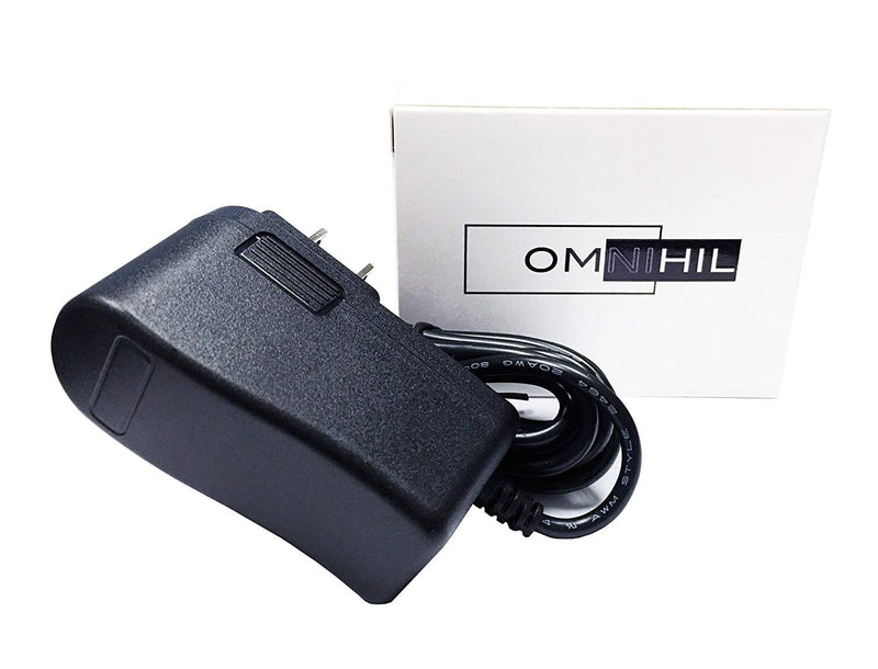 [UL Listed] OMNIHIL 6.5 Feet Long USB Power Adapter Compatible with Searick 16G MP3 Player 5V ADAPTER Black