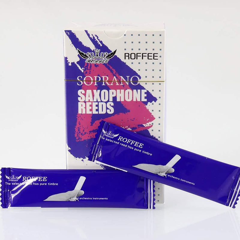 ROFFEE soprano sax saxophone reeds strength 2.0,10 pcs/box,individual packing 10 pcs soprano 2.0