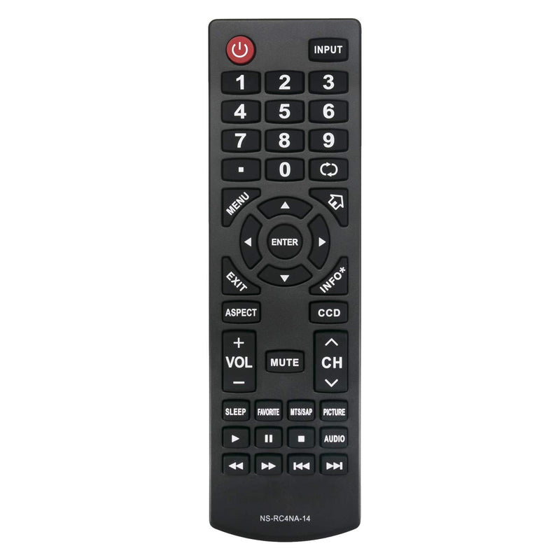 New NS-RC4NA-14 Remote Control Suit for Insignia TV NS-32D312NA15 NS-24D510NA15 NS-40D510MX15 NS-42D510NA15 NS-40D510NA15 NS-48D510NA15 NS-32D511NA15 NS-50D550MX15 NS-50D550NA15 NS-55D550NA15