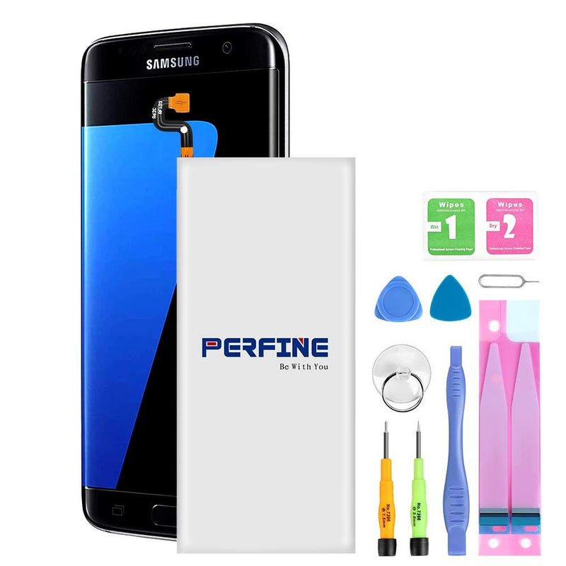 Perfine Galaxy S7 Edge Battery [3800mAh] Li-ion Polymer Battery EB-BG935ABE for Samsung Galaxy S7 Edge G935V / G935A / G935T / G935F / G935P with Repair Replacement Kit Tools