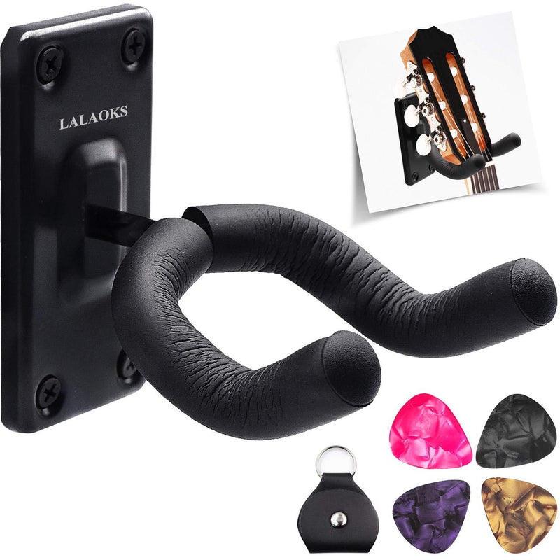 Guitar Wall Mount Guitar Wall Hooks Stand Guitar Display Hanger Suitable Fits All Size Guitars, Bass, Mandolin, Banjo, Ukulele