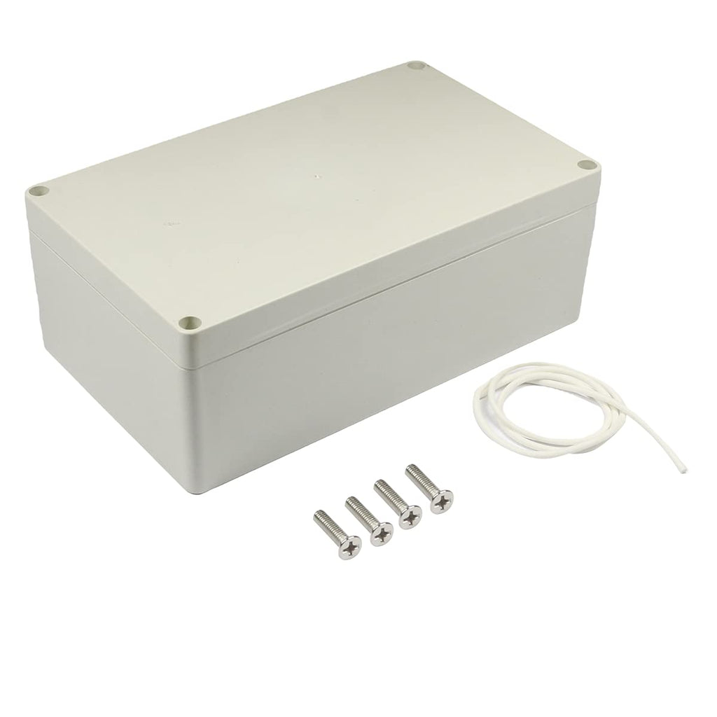 Fielect Junction Box, ABS Plastic IP65 Waterproof Electrical Box Case Universal Electrical Project Enclosure, 7.87" x 4.72" x 2.95" 7.8"x4.68"x2.93"