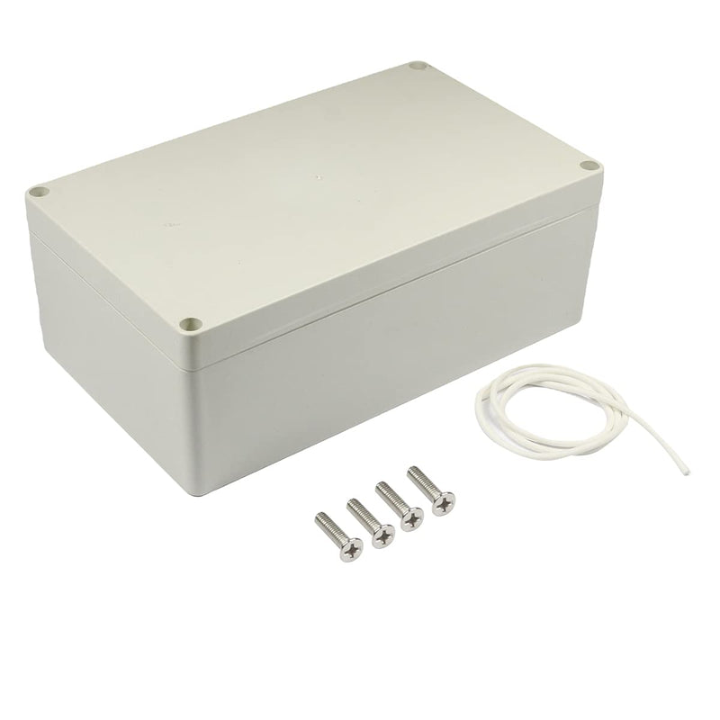 Fielect Junction Box, ABS Plastic IP65 Waterproof Electrical Box Case Universal Electrical Project Enclosure, 7.87" x 4.72" x 2.95" 7.8"x4.68"x2.93"