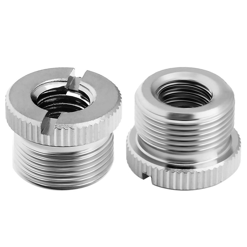 [AUSTRALIA] - COLICOLY 3/8"-16 Female to 5/8"-27 Male Screw Thread Adapter for Microphone Stand Mount - 2 Pack 