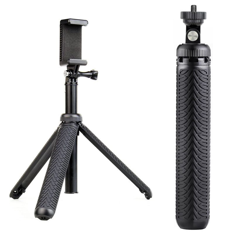[AUSTRALIA] - Premium Selfie Stick for GoPro Hero 9 8 7 6 5 4 3 3+ 2 2018 Fusion Session, ACASO, SJCAM Action Cameras, and Cell Phones and Compact Digital Cameras. Can be Used as Hand Grip, monopod and Tripod 