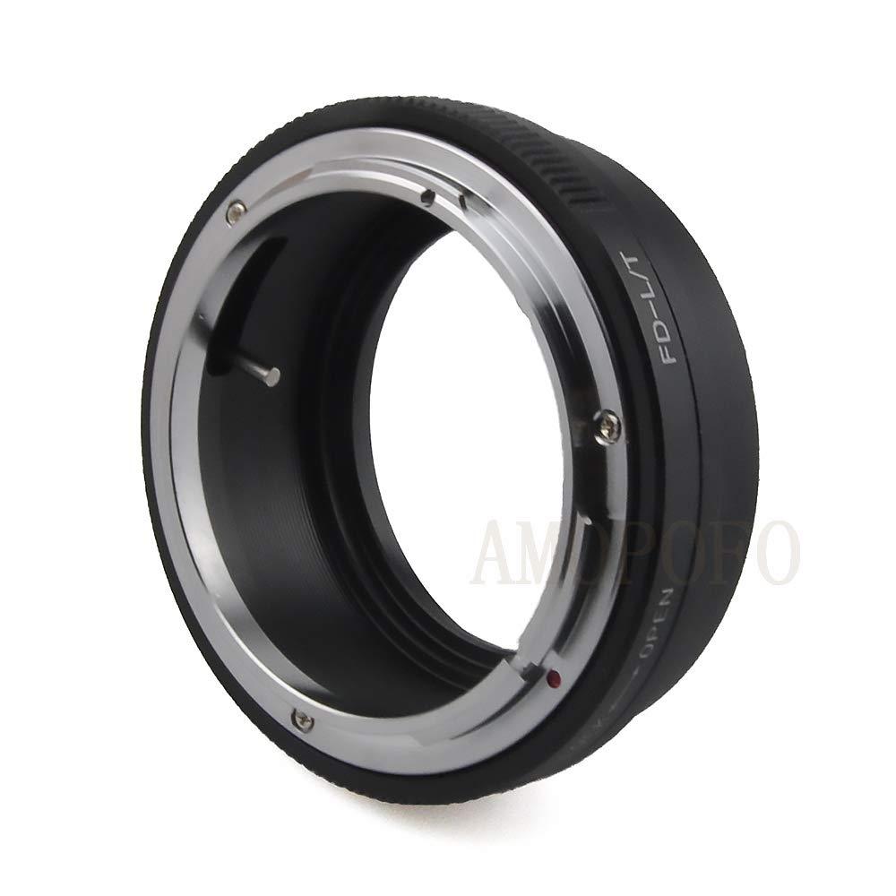 Compatible with for Canon FD FL Mount Lens & for Leica L Mount Camera Such as T, Typ701,TL,TL2,CL (2017), SL,Typ601.FD to L/T Adapter