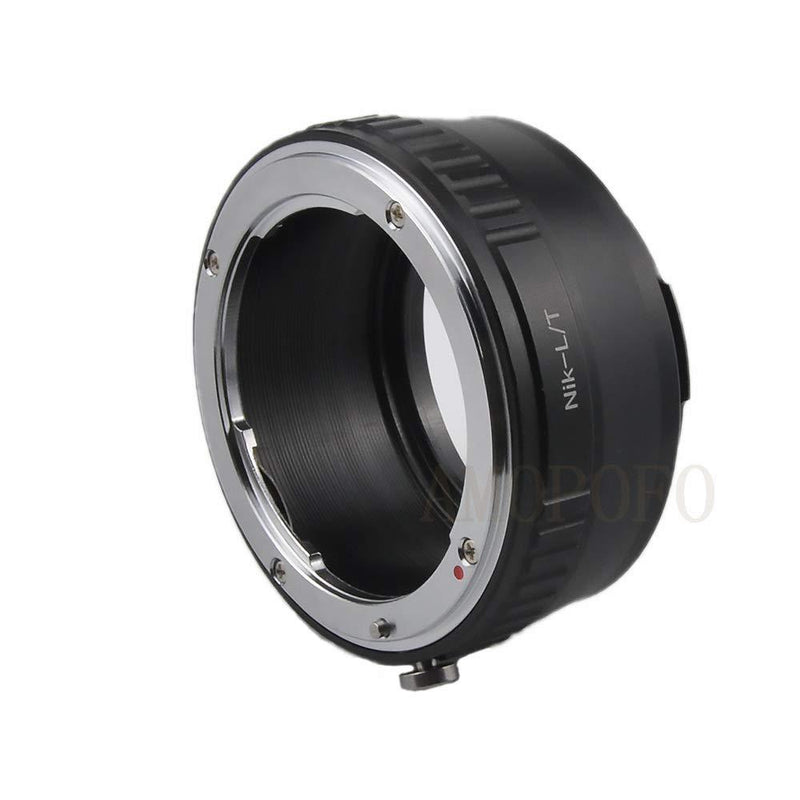 Compatible with for Nikon Nikkor F/AI/AIS/D Lens & for Leica L Mount Camera Such as T, Typ701,TL,TL2,CL (2017), SL,Typ601. AI to L/T Adapter