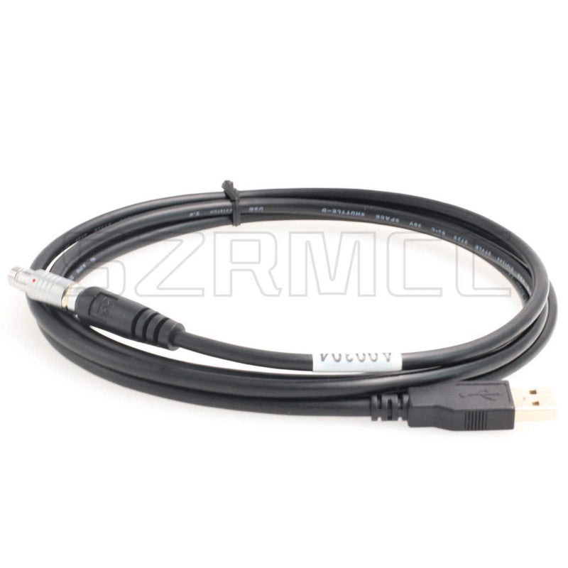 SZRMCC Fischer 5 pin Male to USB A00304 Data and Power Cable for Topcon Hiper V II Pro GB GR GPS