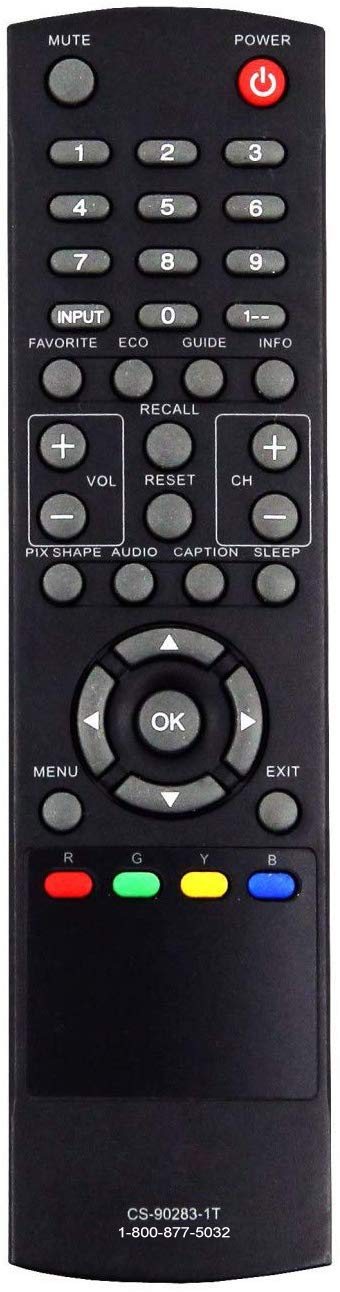 CS-90283-1T Remote Control fit for Sanyo CS-90283-1T DP32242 DP55441 DP46142 DP40142 DP42142 TV