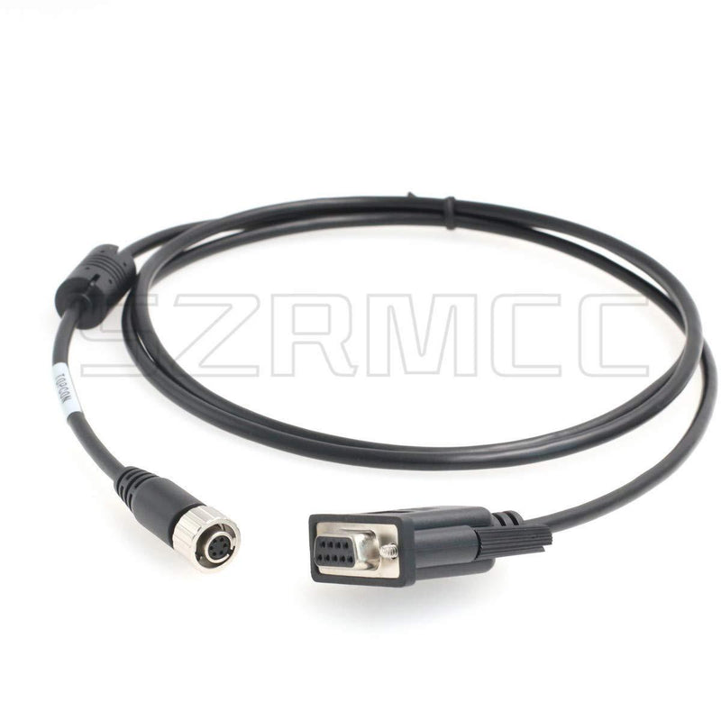 SZRMCC Doc210 Hirose 6 Pin Female to DB9 RS232 Data Transfer Cable for Topcon ES OS PS Sokkia SX CX DX Series Total Stations (DB9)