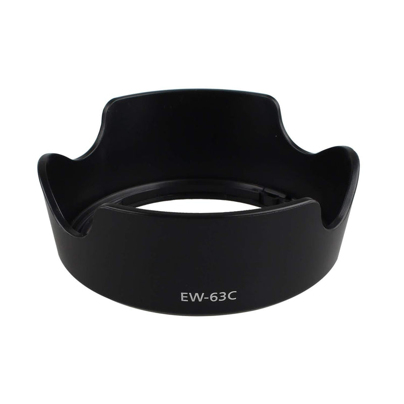 Futheda EW-63C Replacement Camera Photo Lens Hood Compatible with EF-S18-55mm f/3.5-5.6 is STM 760D 750D 700D 800D 80D Black